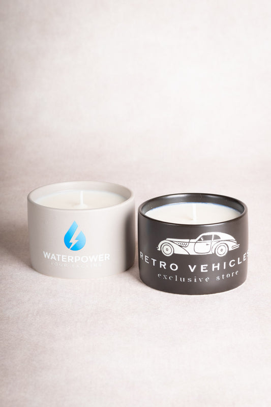 "BrandWarmth Ceramic Candles" - Illuminate Your Brand on a Budget