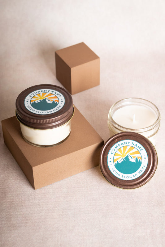 "ClientGlow Custom Candles" - Your Go-To for Inexpensive Holiday Gifts