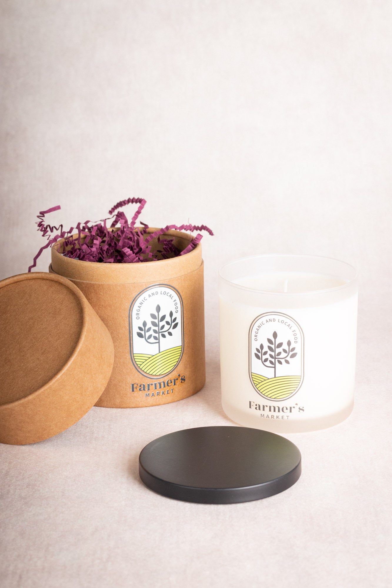 Serene Elegance: Private Label Candles Wholesale in Matte White Glass