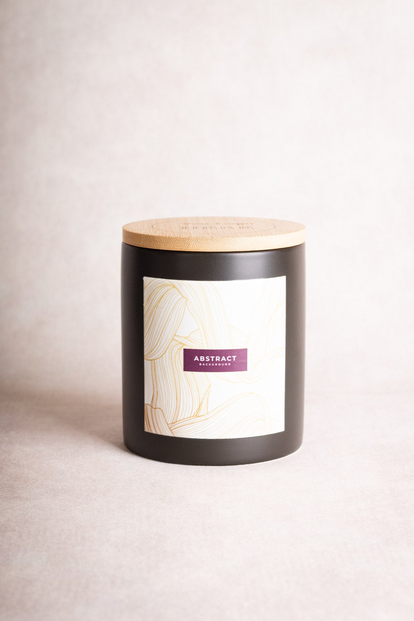 Sleek Silhouette: Ready to Label Candles