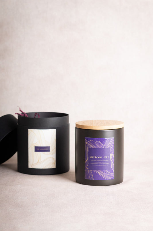 Sleek Silhouette: Ready to Label Candles