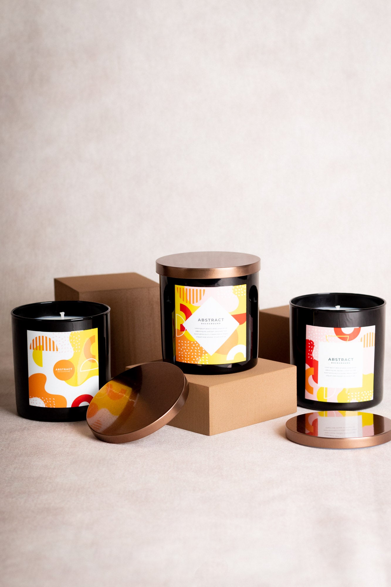 Refined Radiance: Sophisticated Candle Set for Real Estate Closing Presents