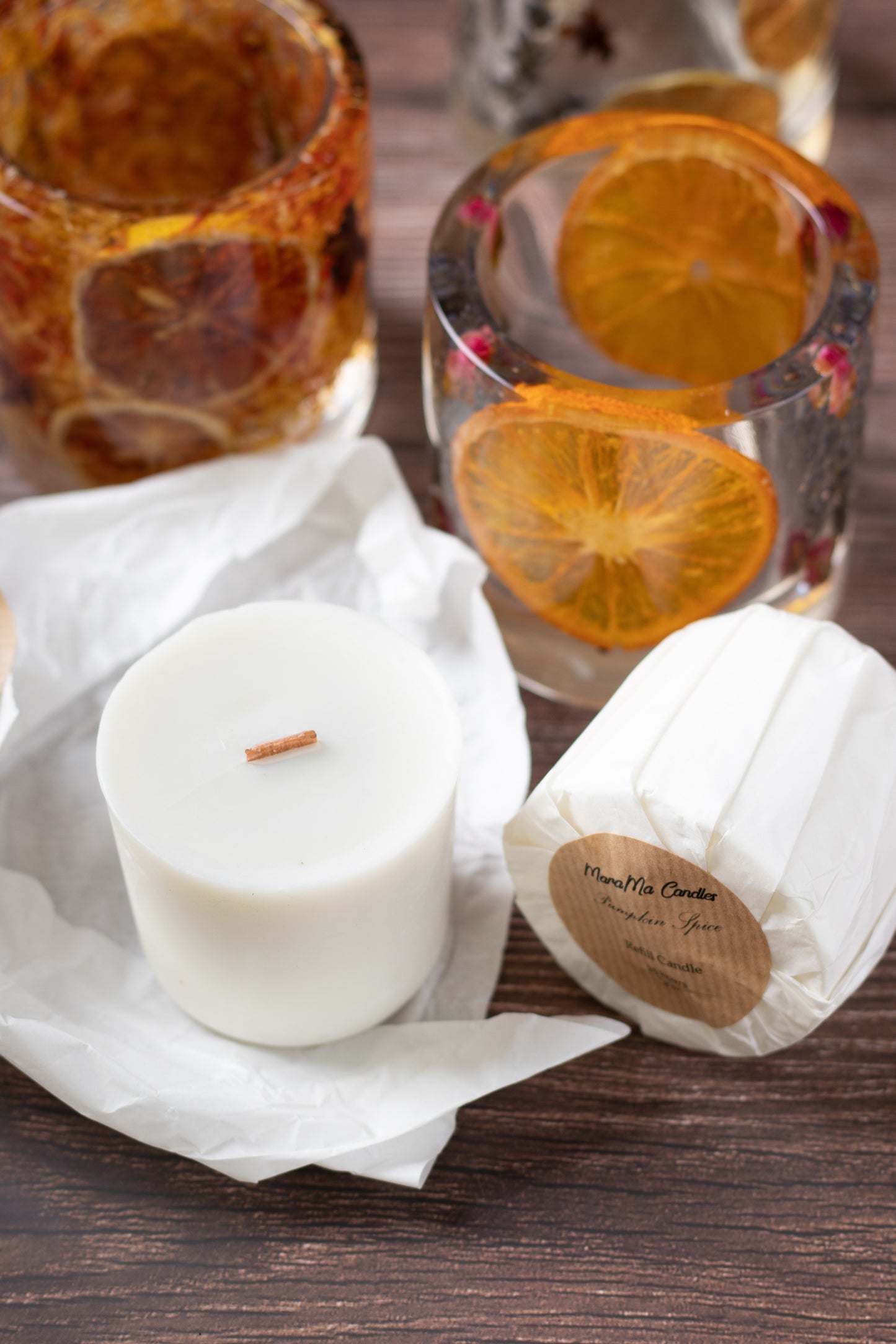 Refill Candle for Candlestick | 12 Scents of our Choice
